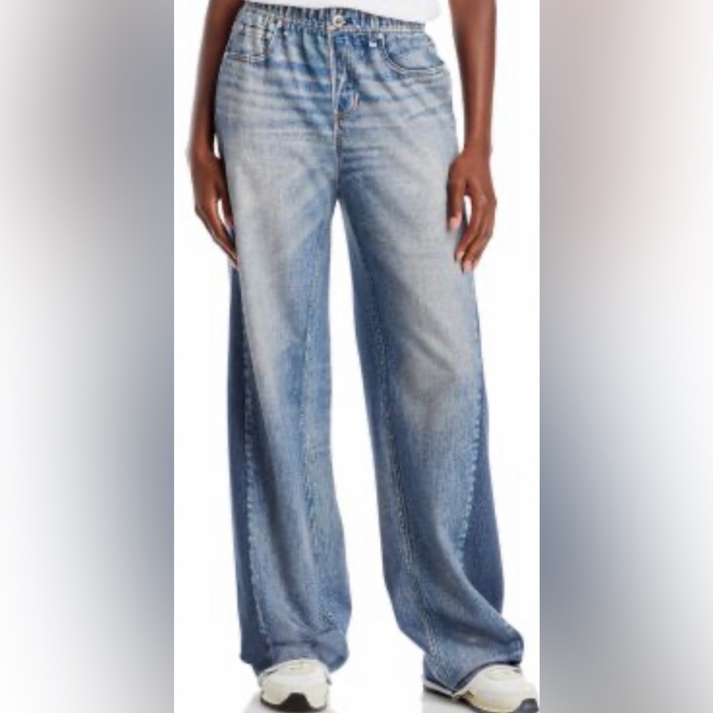 Rag & Bone Miramar Indigo terry cotton elastic waist